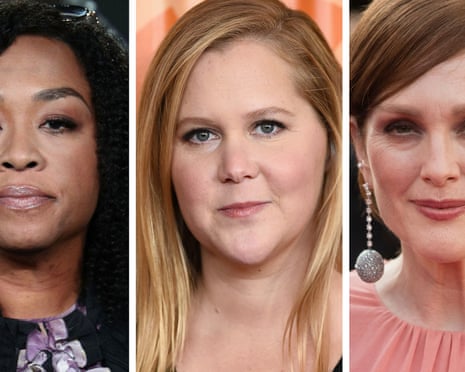 Shonda Rhimes, Amy Schumer and Julianne Moore
