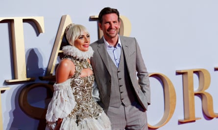 Lady Gaga and Bradley Cooper at the London premiere of A Star Is Born.