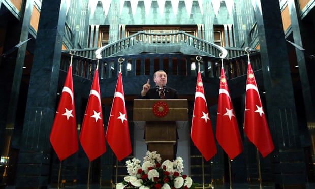 President Erdoğan delivers a speech