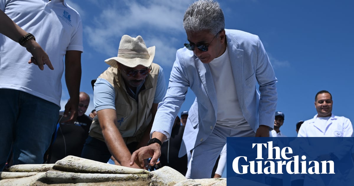 Egypt retrieves parts of 2,000-year-old sunken city off coast of Alexandria
