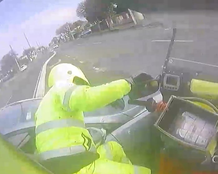 Australia Post releases footage of posties being hit by cars as it urges drivers to ‘keep an eye out’