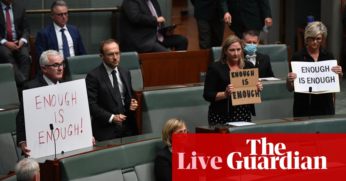 Australia news live: Porter should stand aside, says Labor; PNG’s Covid-19 crisis danger for Australia