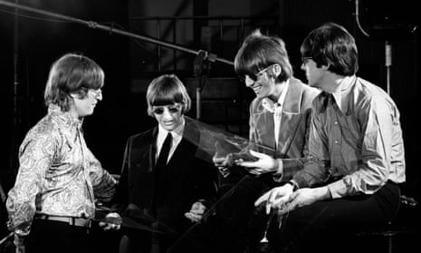 The Beatles in Abbey Road Studios, in 1966.