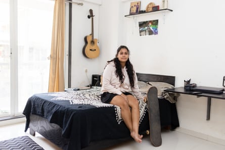 Antima Bisht in her room