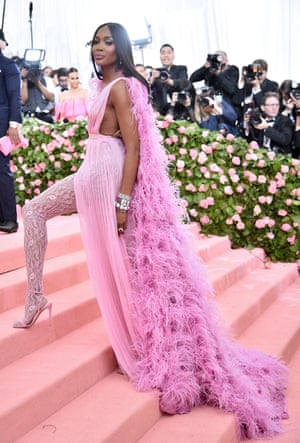 Arriving at the Met Gala, 2019