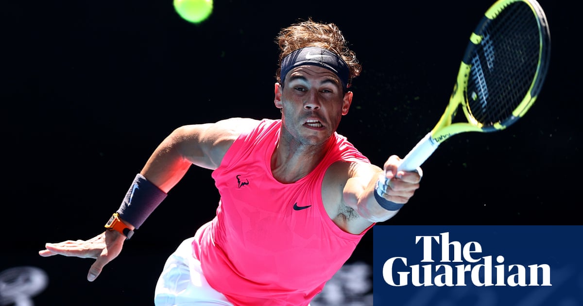 Rafael Nadal Glides Into Second Round Of Australian Open And Dampens Title Talk Australian Open 2020 The Guardian