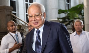 Former Malaysian prime minister Najib Razak