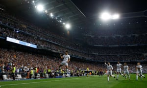 Marco Asensio celebrates after scoring the opener