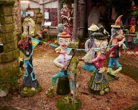 Kevin Duffy’s fantasy Tudor village at Rectory Nurseries in 2015.