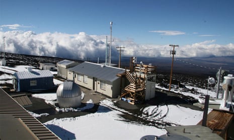 NOAA Mauna Loa Weather Observatory in Hawaï