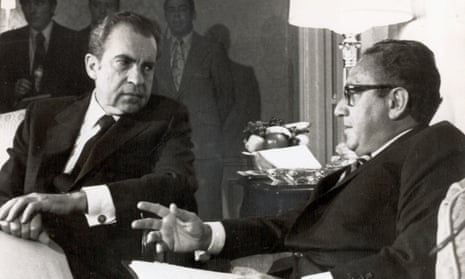 Henry Kissinger, right, with Richard Nixon.