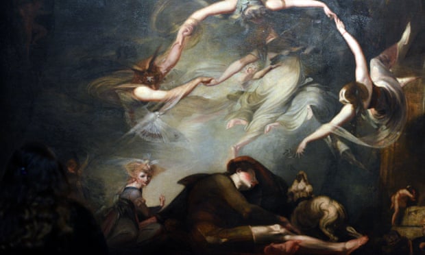 The Shepherd’s Dream, from Paradise Lost,1793, oil on canvas, Henry Fuseli (1741-1825),Tate Gallery,London,England.The Shepherd’s Dream, from Paradise Lost,1793, oil on canvas, Henry Fuseli (1741-1825),Tate Gallery,London,England.