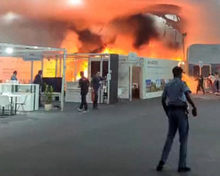 Cop30 live: conference centre evacuated as fire breaks out