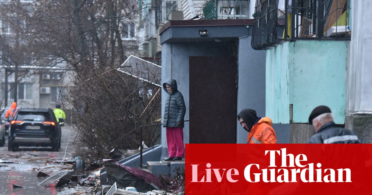 Zelenskyy says latest Russian attacks attempt to break Ukraine and diplomatic talks cannot halt supply of air defence systems – Europe live