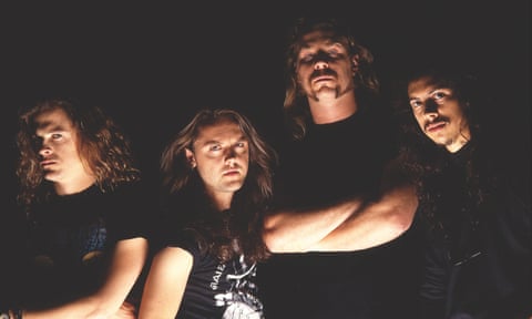 Jason Newsted, Lars Ulrich, James Hetfield and Kirk Hammett in 1991
