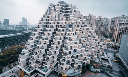 A bizarre ‘pyramid-shaped’ building in Kunshan, Jiangsu became an internet sensation earlier this year