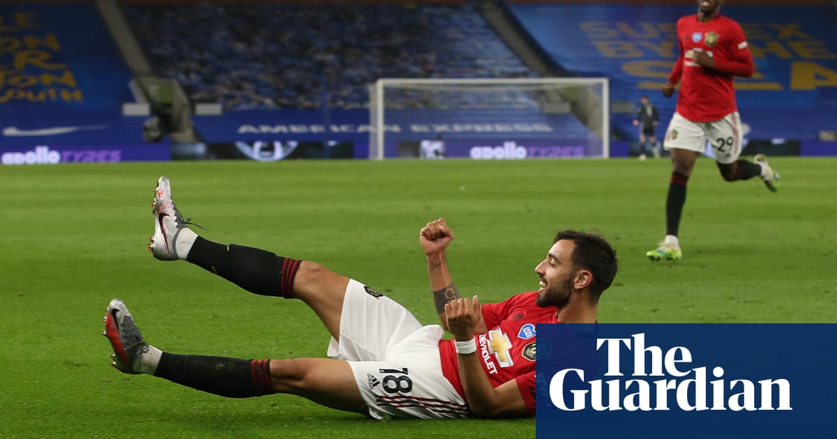 Manchester United Coast Past Brighton Thanks To Bruno Fernandes Double Premier League The Guardian