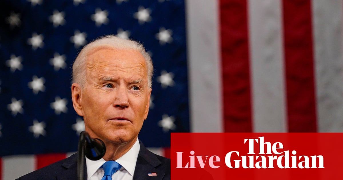 Biden marks 100 days in office by unveiling ‘blue-collar blueprint’ package – live