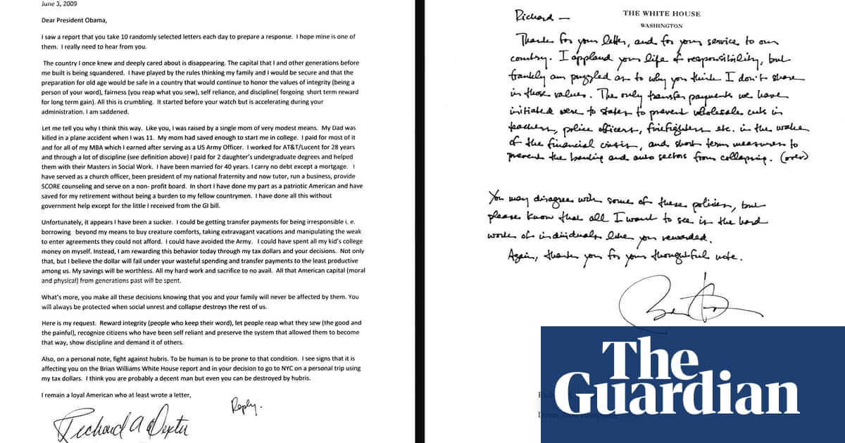 Obama's Letters To Fellow Americans – In Pictures | Books | The Guardian