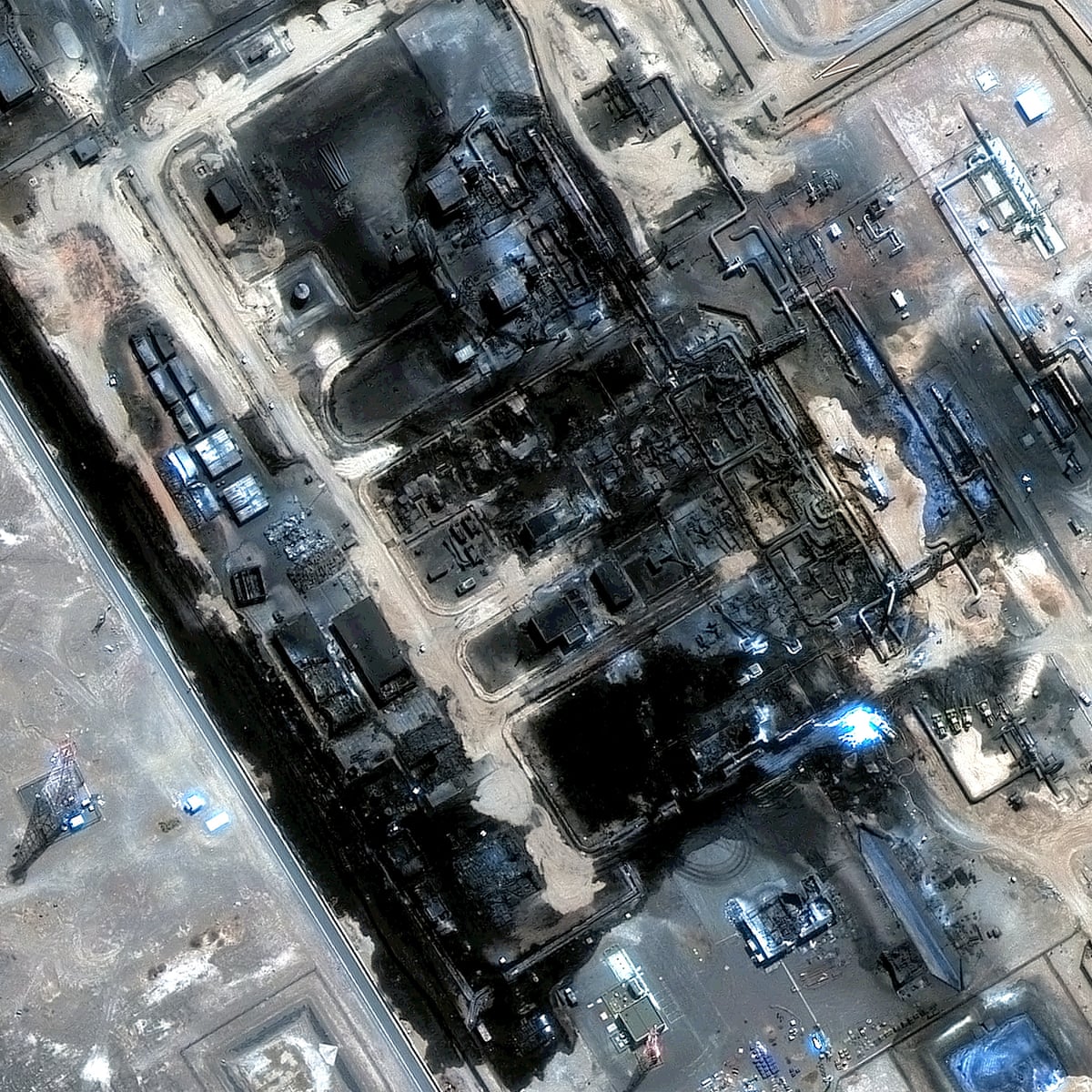 Satellite images show extent of damage to major Saudi pipeline, amid global oil supply fears