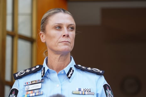 Australian federal police commissioner, Krissy Barrett