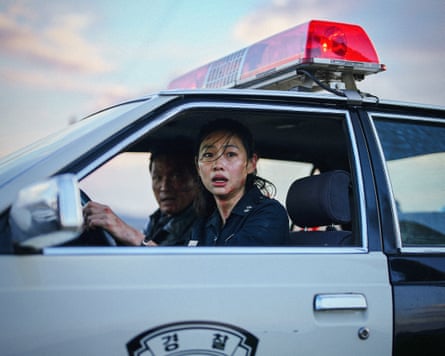 Hoyeon (right) and Hwang Jung-min in Hope.