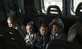 Children are evacuated from the district of Vovchansk due to the Russian offensive in Kharkiv