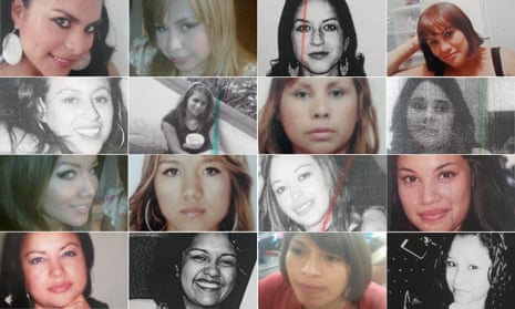 Composite of Women who have gone missing in Xalapa, Veracruz, Mexico
