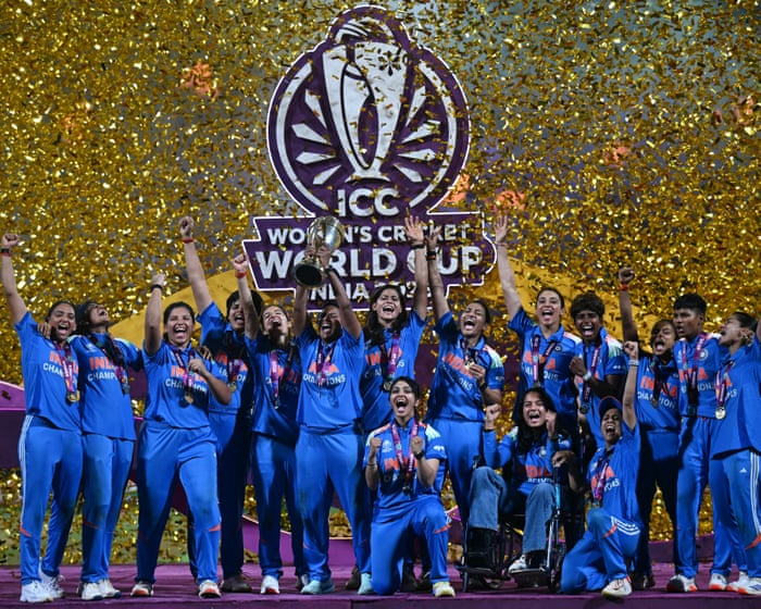 India beat South Africa by 52 runs to win Women’s Cricket World Cup final – live reaction