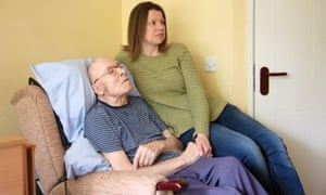 Deborah Gateman with her father, James, before he died.