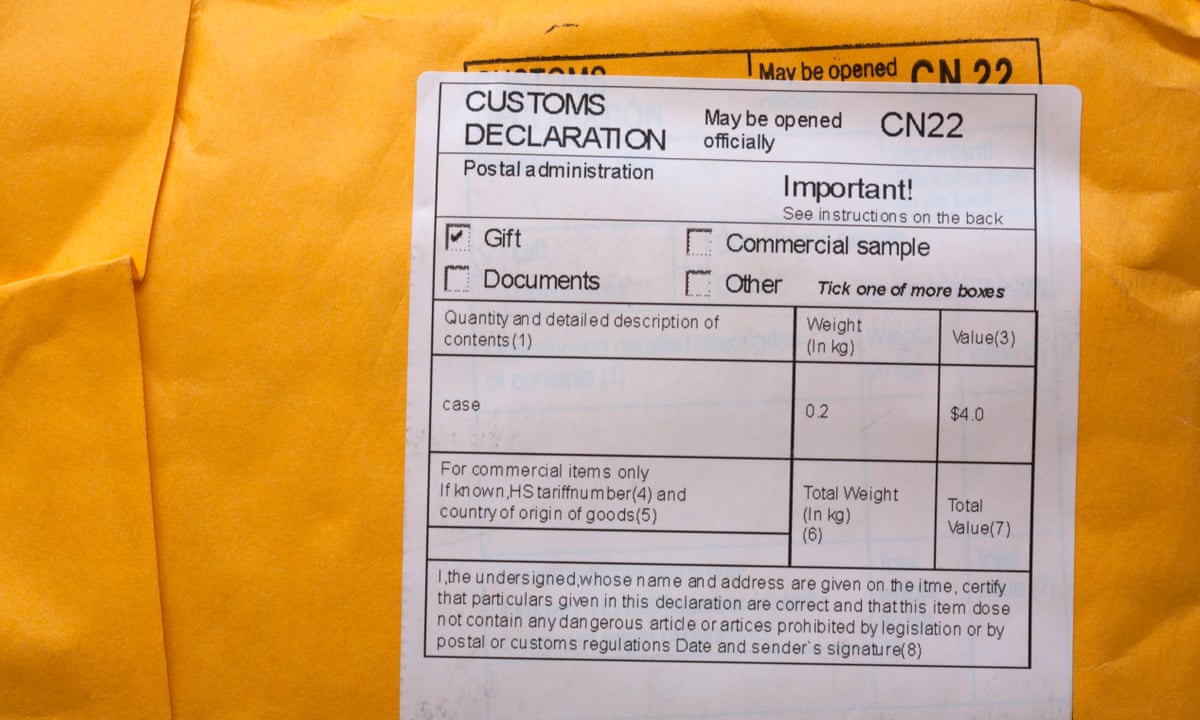 Royal mail pre printed labels