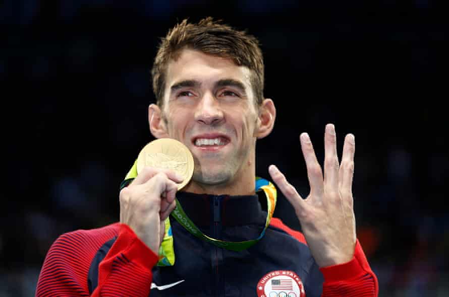 Michael Phelps - the fantastic four.