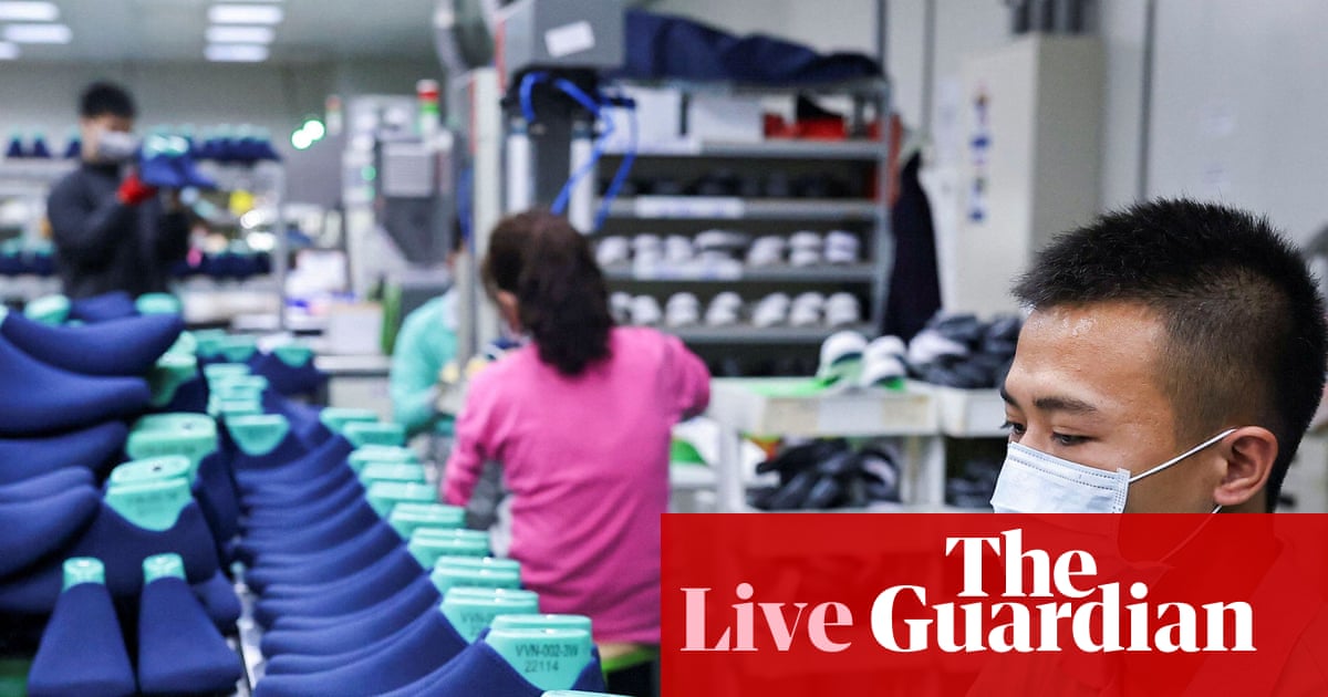 Factory activity shrinks as US tariffs bite; UK house price drop business live