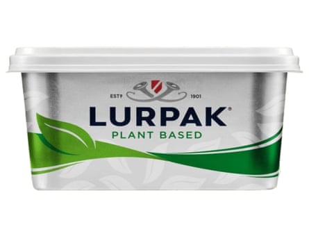A tub of Lurpak Plant Based spread