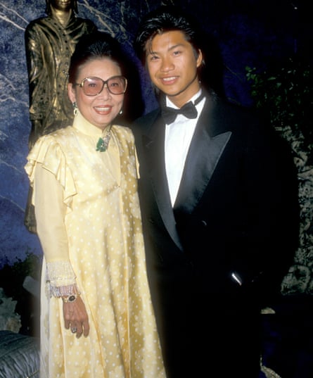 Sylvia Wu and actor Dustin Nguyen attend the 1988 Cancer Research Institute of California Epicurean Gala