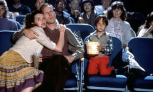 With William Hurt in 1988's The Accidental Tourist.