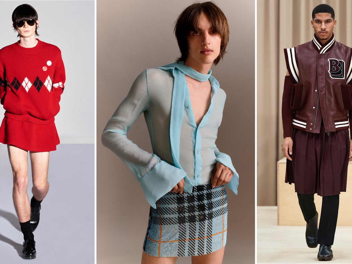 Super Freeing Men S Skirts Emerge As Pandemic Fashion Trend Men S Fashion The Guardian Mens Dresses And Skirts 2022