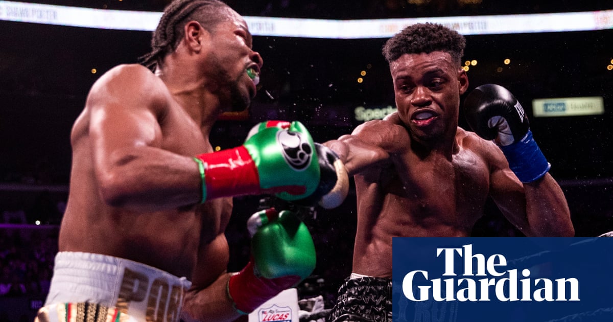 Errol Spence drops Shawn Porter in 11th to unify titles in split-decision thriller