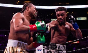 Errol Spence Drops Shawn Porter In 11th To Unify Titles In Split Decision Thriller Sport The Guardian