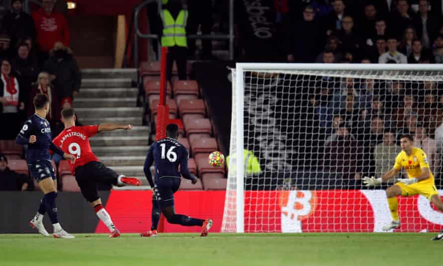 Southampton's Adam Armstrong scores his early goal