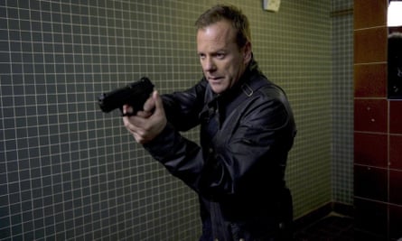 Kiefer Sutherland as 24’s Jack Bauer