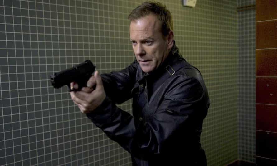Sutherland as Jack Bauer in 24.