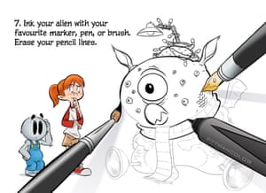 How To Draw An Alien In Pictures Children S Books The Guardian