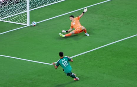 Fares Chaibi scores but was offside