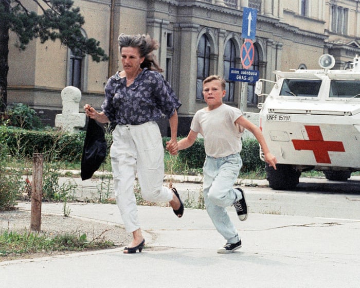 In the snipers’ sights: life under fire during siege of Sarajevo – in pictures