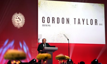 Gordon Taylor has been the PFA’s chief executive since 1981.