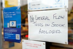 A sign in the window of a pharmacy in Hampshire, England