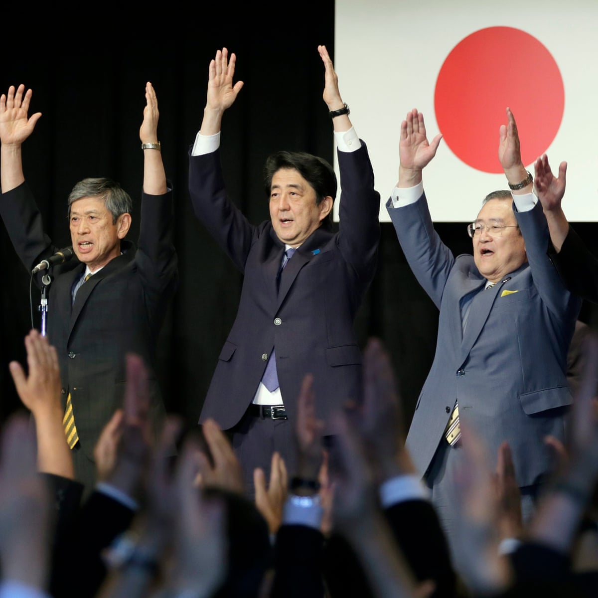 Abenomics 2 0 Pm Updates Plan To Refresh Japanese Economy Japan The Guardian Abenomics 2 0 Pm Updates Plan To Refresh Japanese Economy Japan The Guardian
