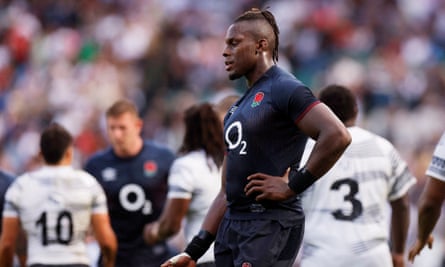 England’s Maro Itoje reacts to the humiliating defeat by Fiji at Twickenham