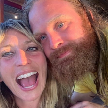Daisy Haggard with husband Joe Wilson.